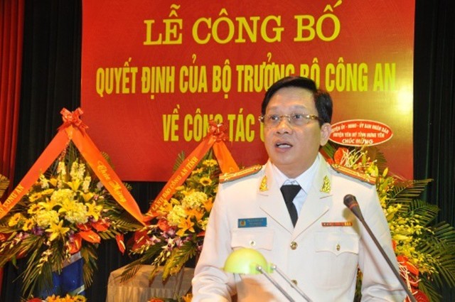 
Thượng tá Trần Đình Đức - Tân Phó Giám đốc Công an tỉnh Hải Dương. Ảnh: Văn Tú
