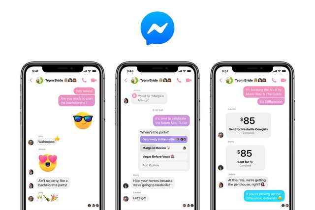 
Với phiên bản mới của Messenger, người dùng có thể sử dụng nhiều màu để tùy chỉnh các đoạn chat của mình trong cuộc trò chuyện
