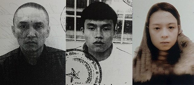 
C&aacute;c đối tượng trong vụ &aacute;n
