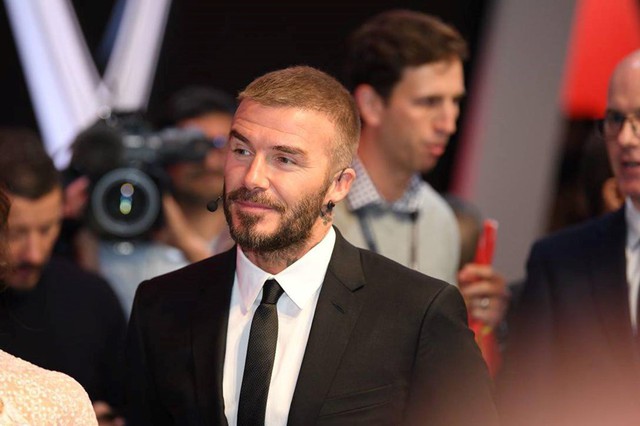 David Beckham l&agrave; ng&ocirc;i sao nước ngo&agrave;i quen thuộc đối với c&ocirc;ng ch&uacute;ng Việt Nam. Ảnh: Vinfast.