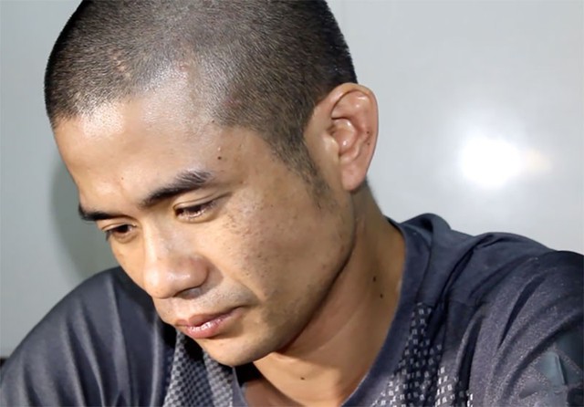 Sơn tại cơ quan công an.