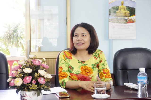 Cô giáo Lê Thị Thanh Thư- Phó Hiệu trưởng THPT Uông Bí chia sẻ với phóng viên về ý nghĩa các chuyên đề dành cho học sinh