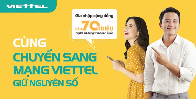 Có 4 cách để cách thuê bao Viettel chuyển mạng giữ nguyên số.