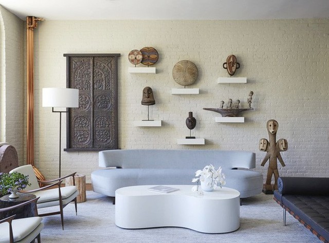 Mẫu ghế sofa cong mang vẻ đẹp hiện đại nổi bật hơn nhiều kiểu ghế sofa truyền thống.