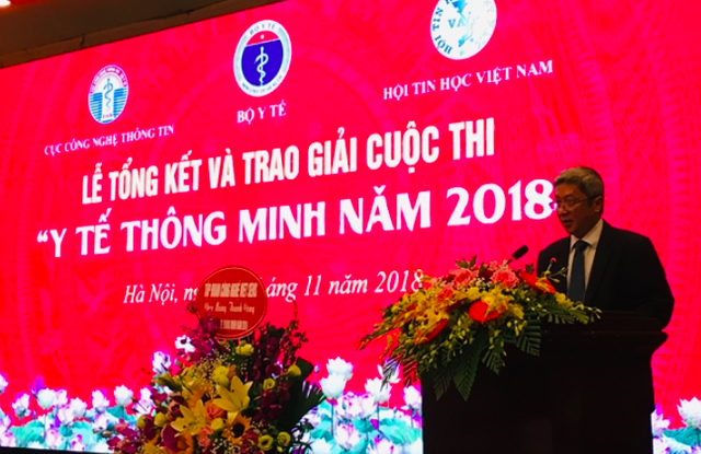 Thứ trưởng Bộ Y tế Nguyễn Trường Sơn phát biểu