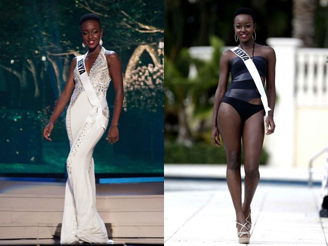 Trước đó, Kenya từng gửi Gaylyne Ayugi một - thí sinh có vẻ đẹp khác biệt đến Miss Universe năm 2014. Tuy nhiên, cô không đạt thành tích nào tại cuộc thi.