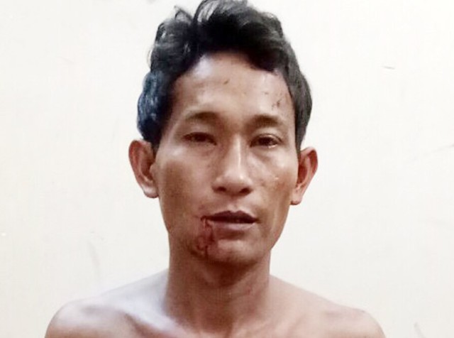 Bỗn tại cơ quan công an. Ảnh: Tuấn Anh.
