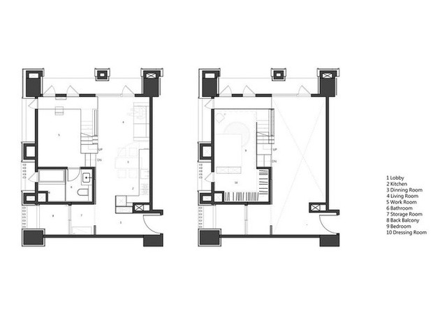 
Sơ đồ thiết kế của căn hộ X.
