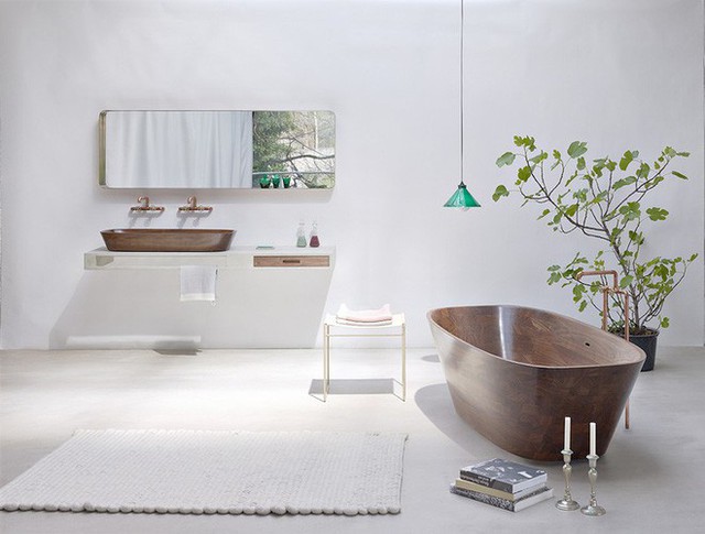 
Mẫu bồn tắm bằng chất liệu gỗ tự nhiên đốn tim người dùng bởi từng đường nét tinh tế, bề mặt nhẵn mịn.
