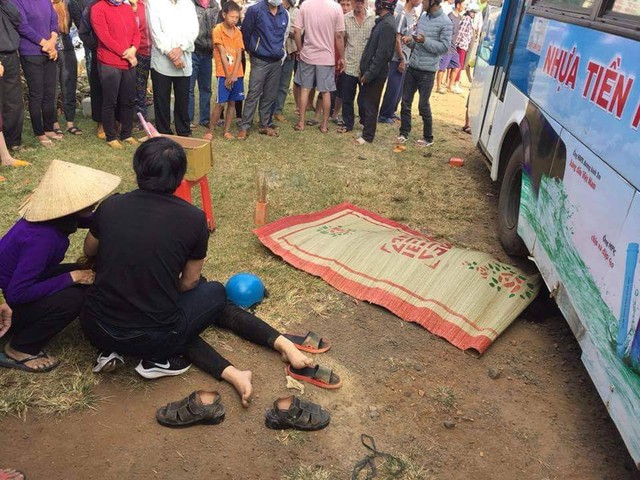 
Hiện trường vụ tai nạn thương t&acirc;m.
