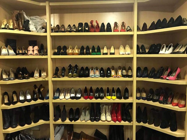 Bộ sưu tập giày dép cả trăm đôi của Thu Huyền