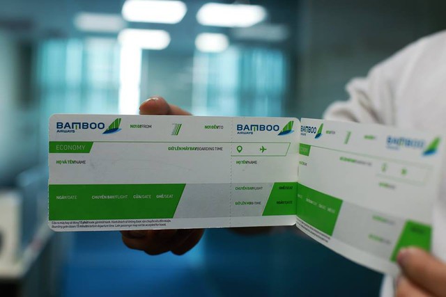 
Một mẫu Boarding Pass của Bamboo Airways
