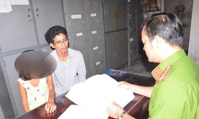 
Cần tại cơ quan công an. Ảnh: C.A
