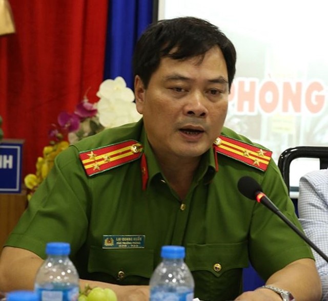 
Thượng tá Lại Quang Huấn.
