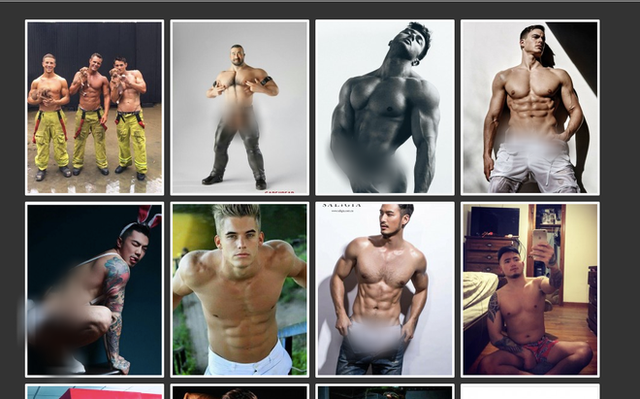 
Website của spa này luôn có những hình ảnh mát mẻ của các chàng trai đồng tính.
