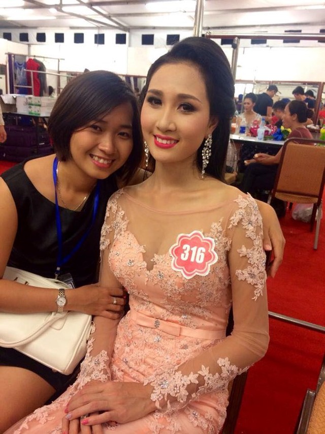 Chị Trần Thị Thu Hà từng đồng hành và dìu dắt Nguyễn Thị Hà trong cuộc thi Hoa hậu Việt Nam 2014
