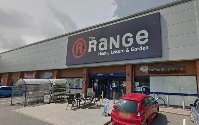 Chuỗi cửa hàng bán lẻ The Range có tổng cộng 160 cơ sở ở Anh và Ireland. Ảnh: Google Maps.