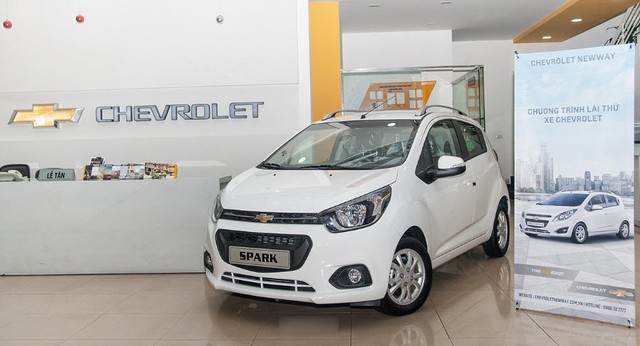 
Chevrolet Spark có giá rẻ nhất thị trường 259 – 299 triệu đồng
