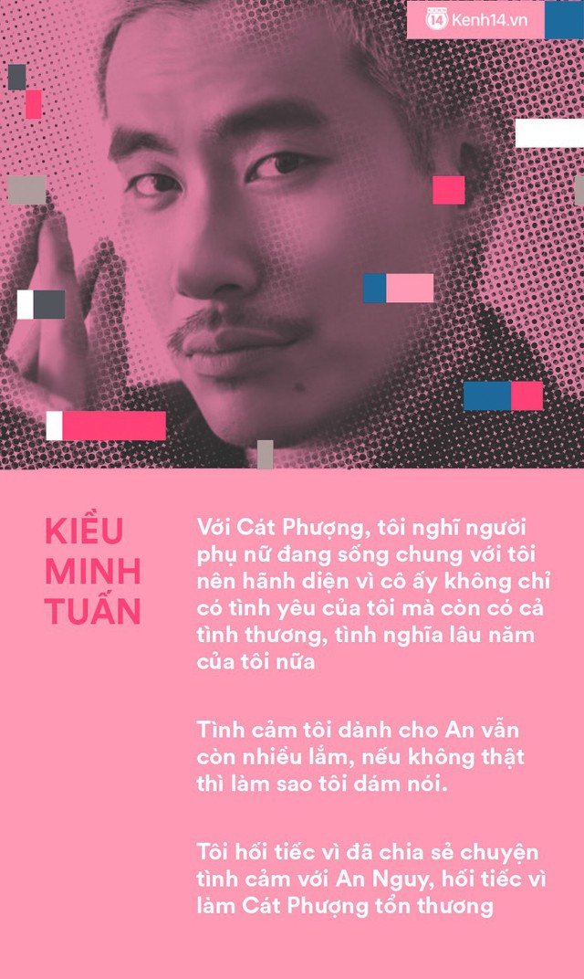 3 ph&aacute;t ng&ocirc;n khi vướng phải scandal t&igrave;nh tay ba với An Nguy - C&aacute;t Phượng cũng l&agrave; 3 lần Kiều Minh Tuấn nhận về kh&ocirc;ng &iacute;t chỉ tr&iacute;ch từ dư luận.