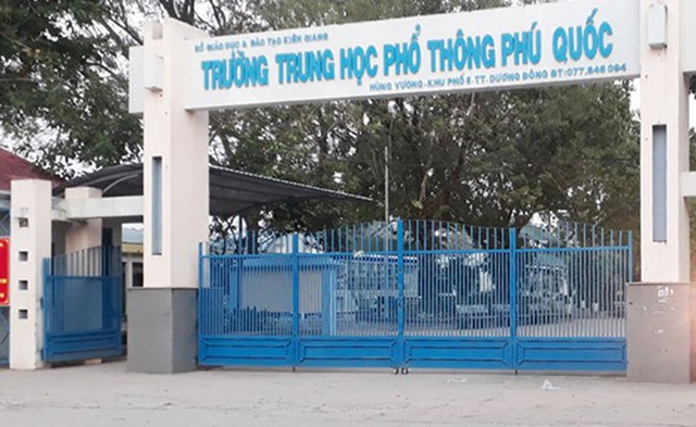 Trường THPT Phú Quốc. Ảnh: Tuấn Anh.