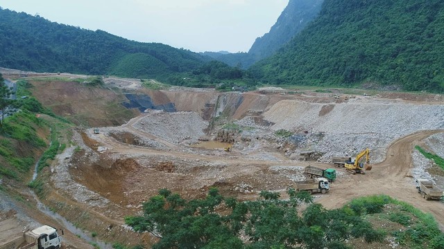 Hoạt động khai thác khoáng sản tại Thái Nguyên đang thu hẹp diện tích rừng. (ảnh: HC)