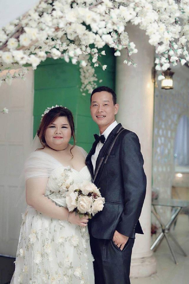 Kim Ngân có cân nặng 120kg trong khi cân nặng của Hải Thanh là 70kg nên được dân mạng gọi là “cặp đôi đũa lệch”