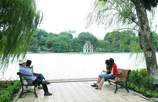 H&agrave; Nội thời tiết đẹp trong ng&agrave;y h&ocirc;m nay (15/2 - tức 30 Tết). (Ảnh minh họa: Nguyễn Dương).