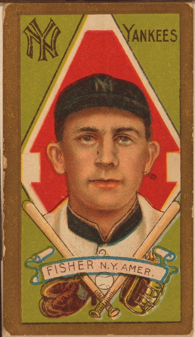 Một trong những cái thẻ in hình vận động viên chơi cho đội New York Yankee nổi tiếng
