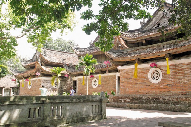 
Kiến trúc nhà chùa vẫn giữ nguyên từ khi đại tu thời Tây Sơn.
