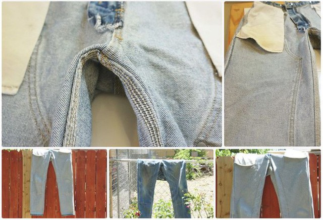 Phơi quần jeans trước khi cho v&agrave;o tủ lạnh. (Ảnh: instructables)