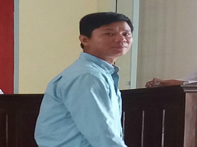Bị cáo Vĩnh tại tòa