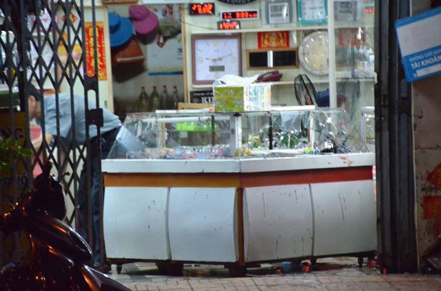 Hiện trường vụ việc.