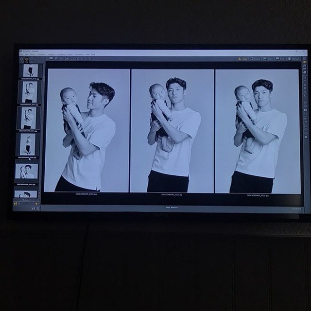 Vicky cũng rất yêu thương chồng và con trai.