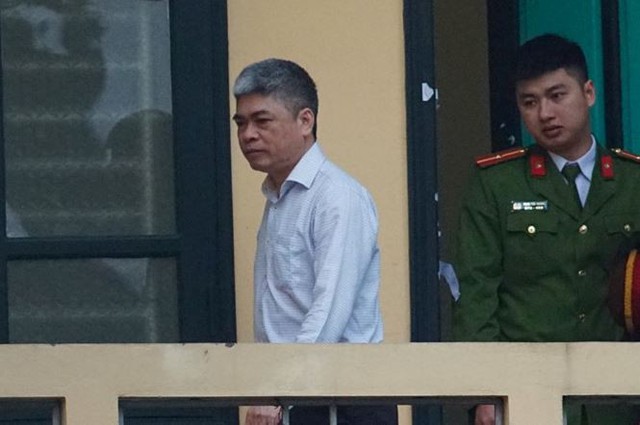Bị cáo Nguyễn Xuân Sơn- người đã bị tuyên án tử hinh trong phiên tòa xử sai phạm tại Oceanbank. (ảnh: TP)