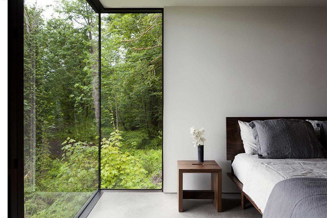 Phòng ngủ trang trí theo phong cách tối giản.