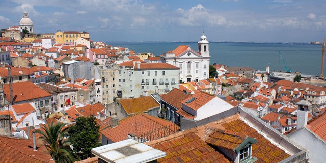 Quận Alfama, thủ đô Lisbon, Bồ đào Nha.