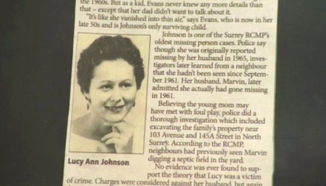Những tin tức về Lucy Ann Johnson tràn ngập trên các báo.