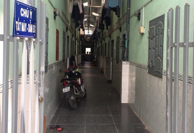Khu nhà trọ xảy ra vụ án. Ảnh: Ngọc An.