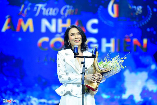 Mỹ Tâm thắng lớn tại giải Âm nhạc Cống hiến 2018. Ảnh: Việt Hùng.