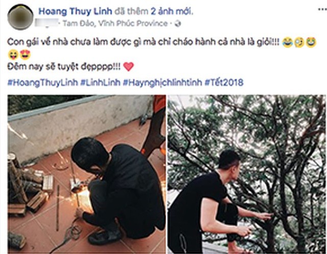 Vào tháng 2/2018 Hoàng Thùy Linh cũng chia sẻ hình ảnh Vĩnh Thụy khi về Vĩnh Phúc ăn Tết  cùng gia đình cô, khiến nhiều fan cho rằng họ đang ngầm thông báo đã ra mắt hai họ đôi bên.