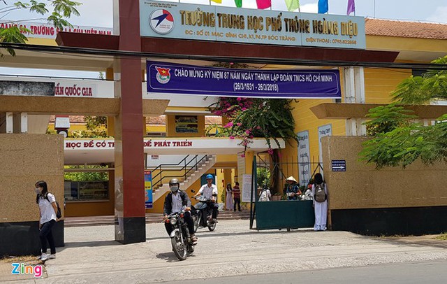 Trường THPT Hoàng Diệu. Ảnh: Việt Tường.