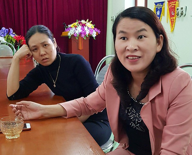 Cô Nga va cô Mai Anh chia sẻ về vụ việc. Ảnh: P.H.