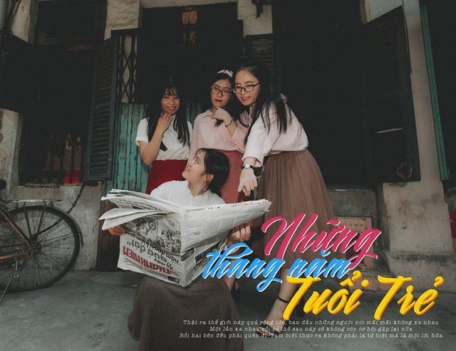 Với mong muốn tái hiện vẻ đẹp của Sài Gòn xưa, các bạn học sinh trường Nguyễn Chí Thanh đã hóa thân thành những cô cậu học trò của những năm thập niên 80-90 vui tươi, yêu đời.