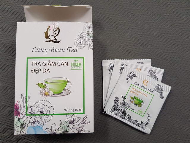 
Hộp trà Lány Beau Tea.
