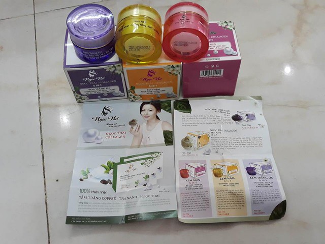 Mỹ phẩm Ngọc Nữ được giới thiệu như là một “thần dược” cho làn da nhưng địa chỉ công ty lại là địa chỉ “ma”