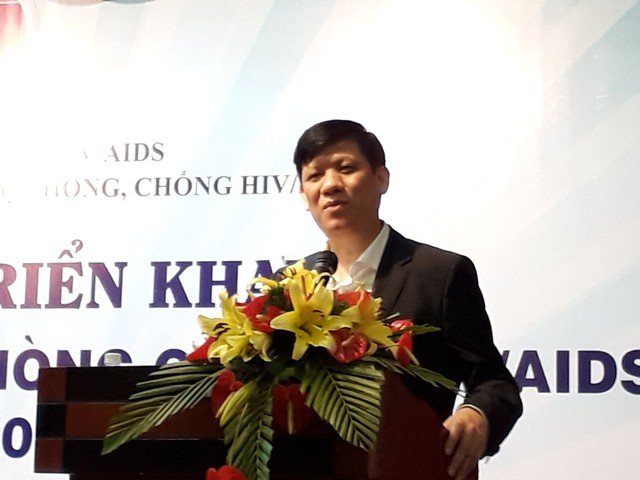 
GS.TS Nguyễn Thanh Long, Thứ trưởng Bộ Y tế phát biểu tại Hội nghị
