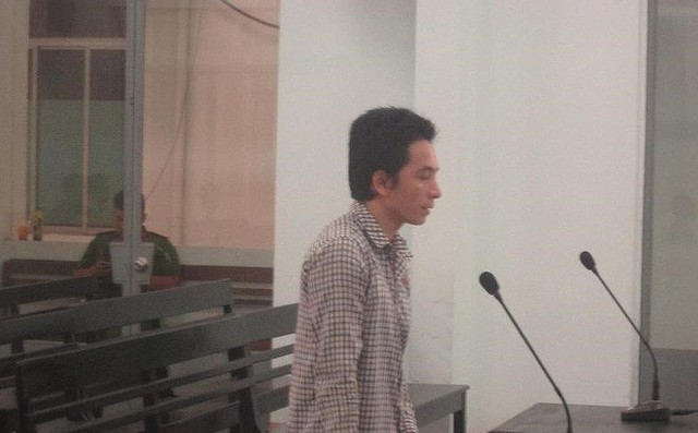 Bị cáo Huỳnh Út Việt tại tòa