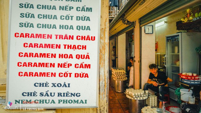 Quán có thực đơn phong phú.