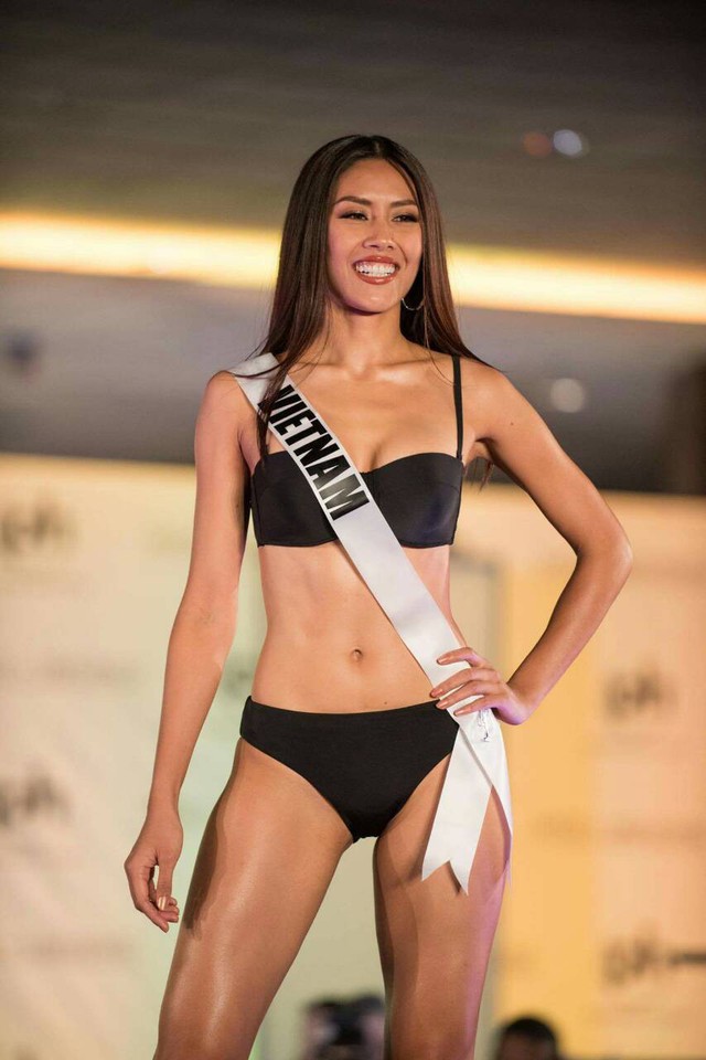 Hình ảnh của Nguyễn Thị Loan tại cuộc thi Hoa hậu Hoàn vũ 2017