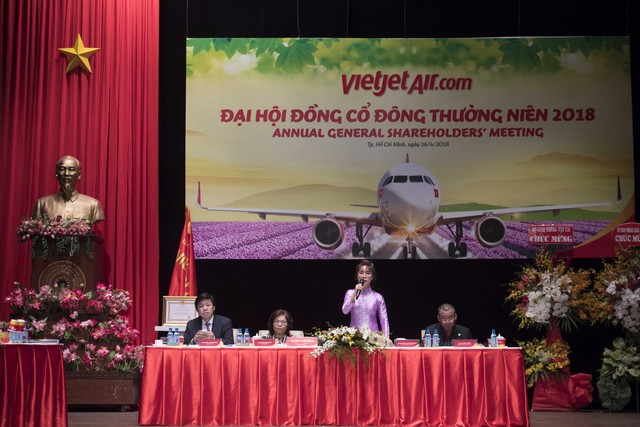 
Đại hội cổ đông thường niên của vietjet.
